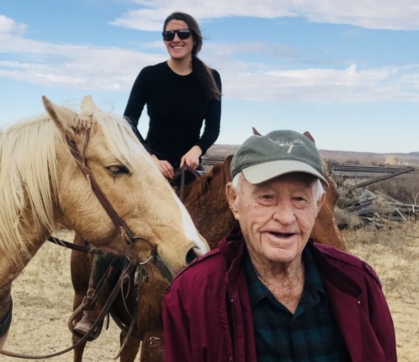 Founder Leah Isaacs and Grandpa Quentin Founder Leah Isaacs and Grandpa Quentin
